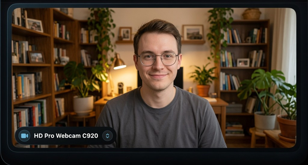 Seyran Mirror on an HD Pro Webcam C920